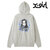 X-girl FACE AND STARS SWEAT HOODIE 105244012013画像