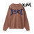 X-girl GOTHIC LOGO JACQUARD KNIT TOP 105244015003画像