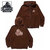 X-LARGE BACKSIDE SLANTED OG ZIP HOODED SWEATSHIRT 101233012008画像