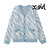 X-girl ZEBRA KNIT CARDIGAN 105244015015画像