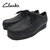 Clarks Wallabee EVO WP Black Leather 26177832画像