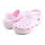 crocs CLASSIC PLATFORM PEARL CLOG PINK MILK 211231-6ZW画像