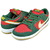 NIKE SB DUNK LOW PRO PREMIUM SEATTLE SUPERSONICS Fir and Fire Red/white-university gold FZ1287-300画像