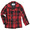 Schott 753UP スリムフィット PLAID WOOL Pコート画像