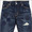 STUSSY × Levi's 505 Regular Straight Crash Denim INDIGO画像