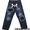 A BATHING APE BAPE KIDS MILO DAMAGE DENIM PANTS INDIGO 2A30-350-012画像