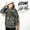 LEFLAH TIGER CAMO SWEAT PARKA -BLACK-画像