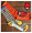 Spitfire Bighead Stripe Sock Yellow/Blue and Red/Orange画像