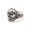 Peanuts&Co SKULL POISON RING -ZIRCONIA- (WHITE)画像