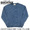 HOUSTON INDIG CABLE CREW NECK SWEATER 21228画像