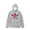 adidas CLIMA 3.0 HOOD CORE HEATHER/MYSTERY RED BK1417画像