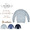 SCOTT & CHARTERS CREWNECK 3PLY SADDLE SHOULDER SWEATER画像