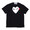 PLAY COMME des GARCONS WHITE HEART RED WAPPEN TEE BLACK AX-T116-051画像