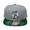 Mitchell & Ness CELTICS LARRY BIRD スナップバックキャップ GREYxGREEN FFMN2846896画像