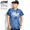 LEFLAH SCRIPT LOGO TIE DYE T-SHIRT -BLUE-画像