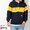 BEN DAVIS Half Zip Hoodie C-8780042画像