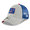 NEW ERA NEW YORK GIANTS HEATHERED TURN TRUCKER MESH CAP H.GREYxBLUE FF3066582画像