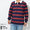 STUSSY Desmond Stripe Rugby L/S Polo 1140097画像