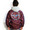 CUTRATE FIRE PATTERN COACH JACKET -MAROON-画像