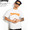 THRASHER MAG FLOCKY ON TEE -WHITE/ORANGE- TH8101SF画像