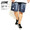 LEFLAH CRASH PAINT DENIM SHORT PANTS -BLUE-画像