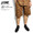 LEFLAH TIGER PATTERN DENIM CARGO SHORTS -BROWN-画像