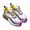 NIKE AIR MAX 270 REACT WHITE/DYNAMIC YELLOW-BLACK-BRIGHT VIOLET AO4971-101画像