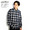 CLUCT L/S CHECK SHIRT -WHITE/BLACK- 03019画像