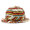 Supreme 19FW Textured Stripe Bell Hat RED画像