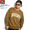 BEN DAVIS COLLEGE PRINT CREWNECK SWEAT -BROWN- C-0380035画像