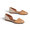 TOMS JUTTI D'ORSAY Honey Leather/Rose Gold Metallic Woven 10012402画像