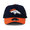 NEW ERA DENVER BRONCOS 9FORTY D-FRAME TRUCKER MESH CAP NAVY-ORANGE 11434243画像