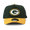 NEW ERA GREEN BAY PACKERS 9FORTY D-FRAME TRUCKER MESH CAP GREEN-GOLD 11434241画像