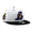 NEW ERA LOS ANGELES LAKERS 9FIFTY ICON SNAPBACK CAP WHITE BLACK CS70562649画像