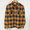 THE FLAT HEAD FN-SNR-001L BLOCK CHECK FLANNEL SHIRT画像