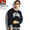 BEN DAVIS COLLEGE LOGO CREWNECK SWEAT -BLACK- C-0780064画像