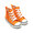 CONVERSE CHILD ALL STAR N DIGITALBIT Z HI ORANGE 37300941画像