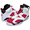 NIKE AIR JORDAN 6 RETRO CARMINE white/carmine-black CT8529-106画像