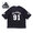 X-LARGE NUMBERING FOOTBALL TEE BLACK 101222011040画像