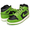 NIKE WMNS AIR JORDAN 1 MID black/altitude green-sail BQ6472-031画像