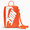 NIKE Shoe Box Bag Orange DA7337-870画像