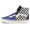 VANS CLASH THE WALL LX SUEDE/CANVAS BLACK CHECKERBOARD VN000CNKBKC画像