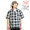 BIG MIKE Ombre Check S/S Shirts - BLACK×WHITE 102425530画像