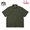 COOKMAN Work Shirts Short Sleeve Light Olive 231-41283画像