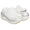 crocs MEGA CRUSH METALLIC CLOG WHITE / SILVER 210368-138画像