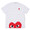 PLAY COMME des GARCONS HEM HEART TEE AX-T034-051画像