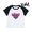 X-girl BURNING HEART RAGLAN S/S BABY TEE 105243011008画像