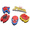 crocs JIBBITZ SPIDER MAN 5 PACK 10010007画像