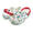 crocs PEANUTS CLASSIC CLOG KIDS WHITE/MULTI 208630-94S画像