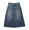 Levi's WOMEN'S HIGH-RISE A-LINE DECONSTRUCTED SKIRT MID MORNING (MEDIUM INDIGO) A93160002画像